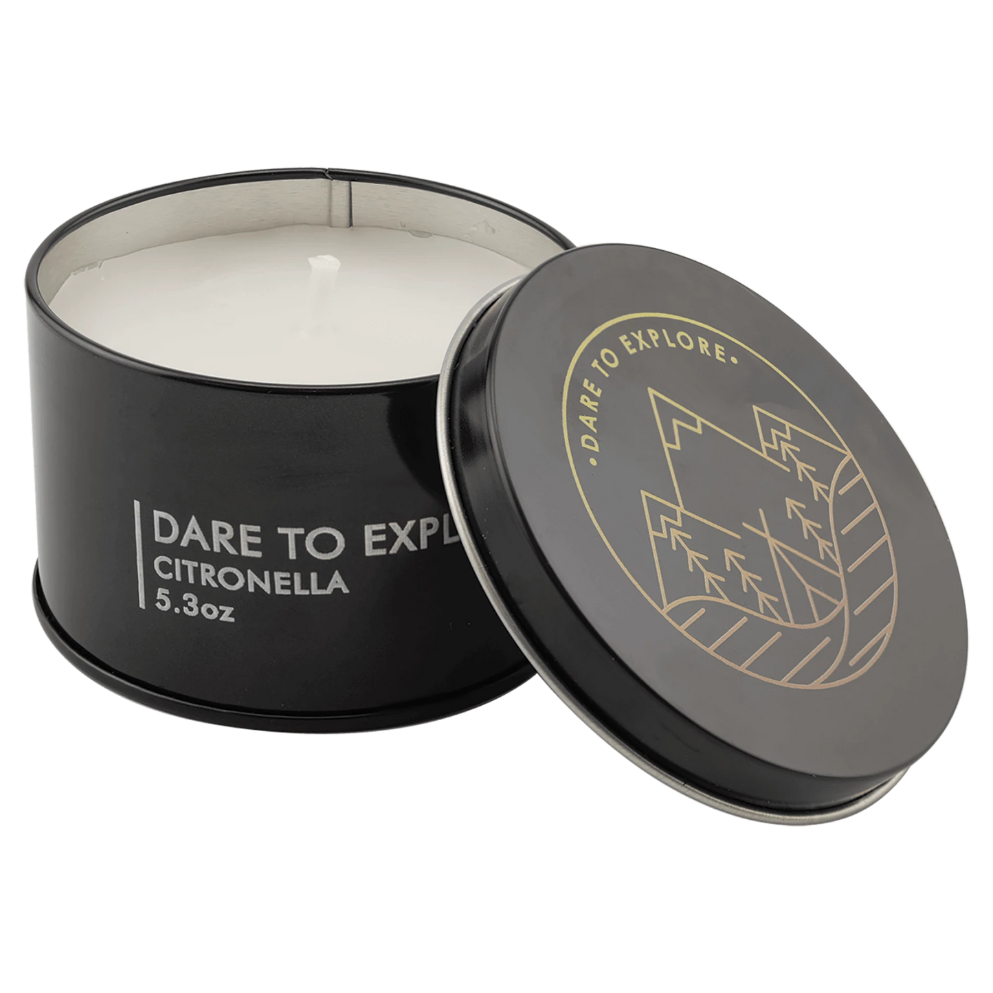 5.3 oz. Candle in a Black Metal Tin