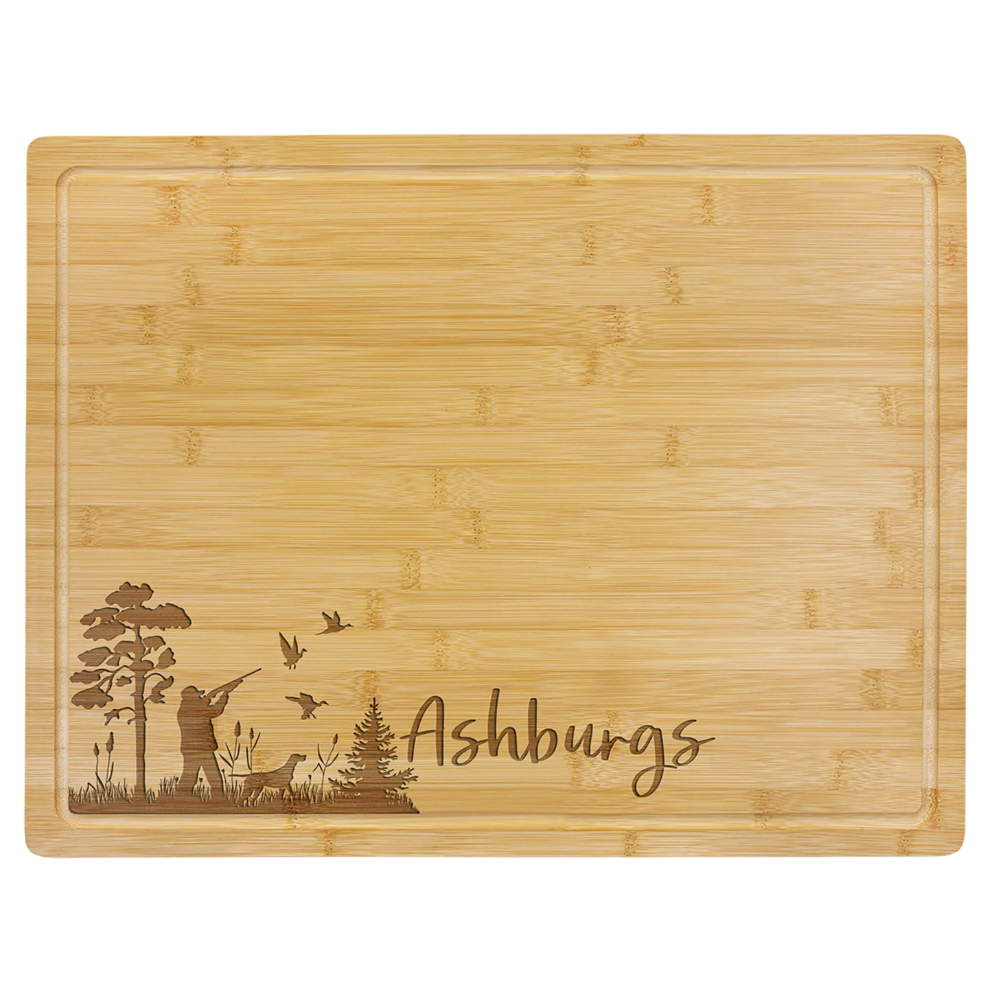 Bamboo Cutting Board with Drip Ring