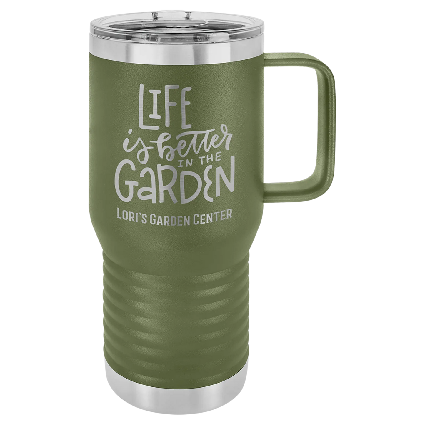 20 oz. Travel Mug with Slider Lid (Polar Camel)