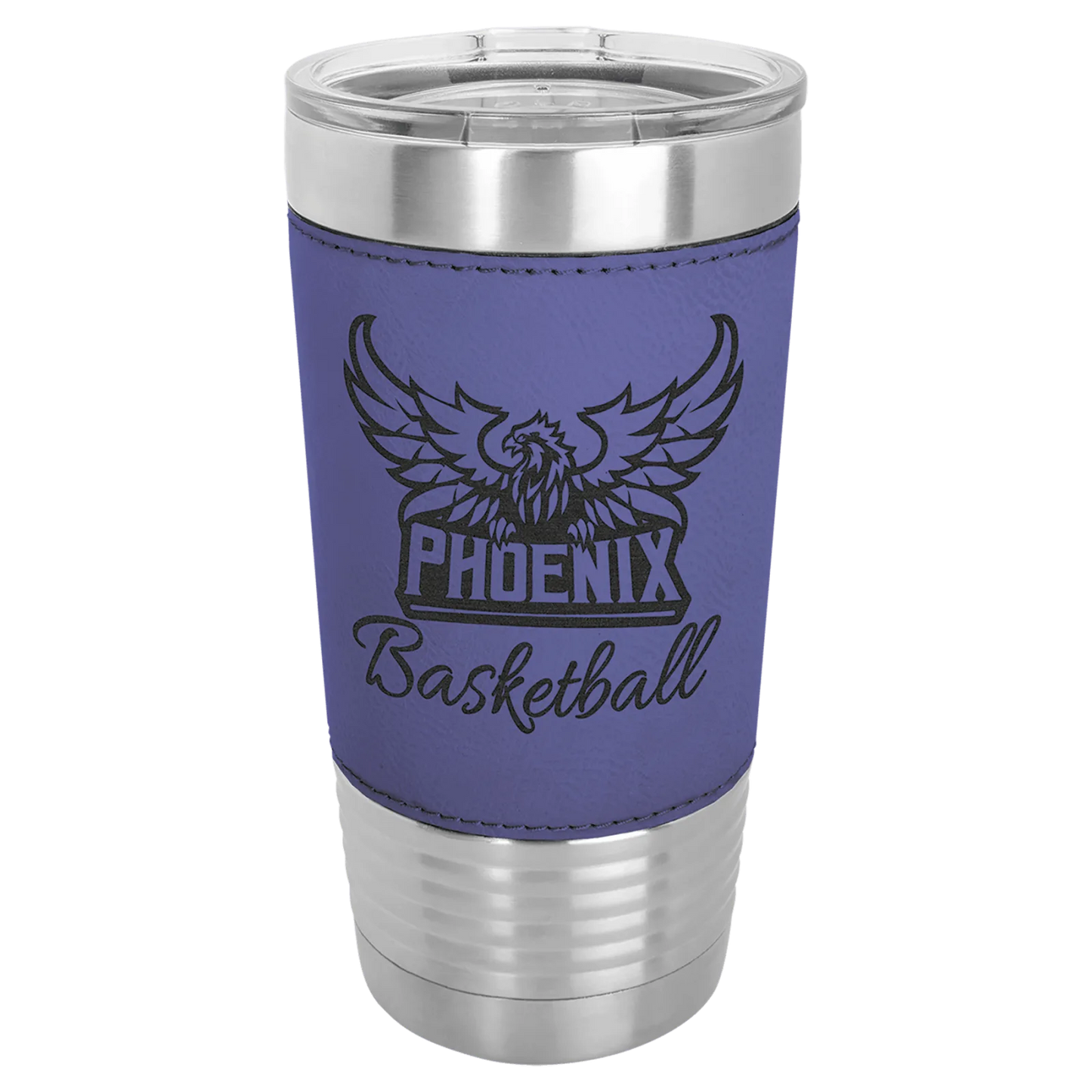 20 oz. Leatherette Grip Tumbler with Standard Lid (Polar Camel)