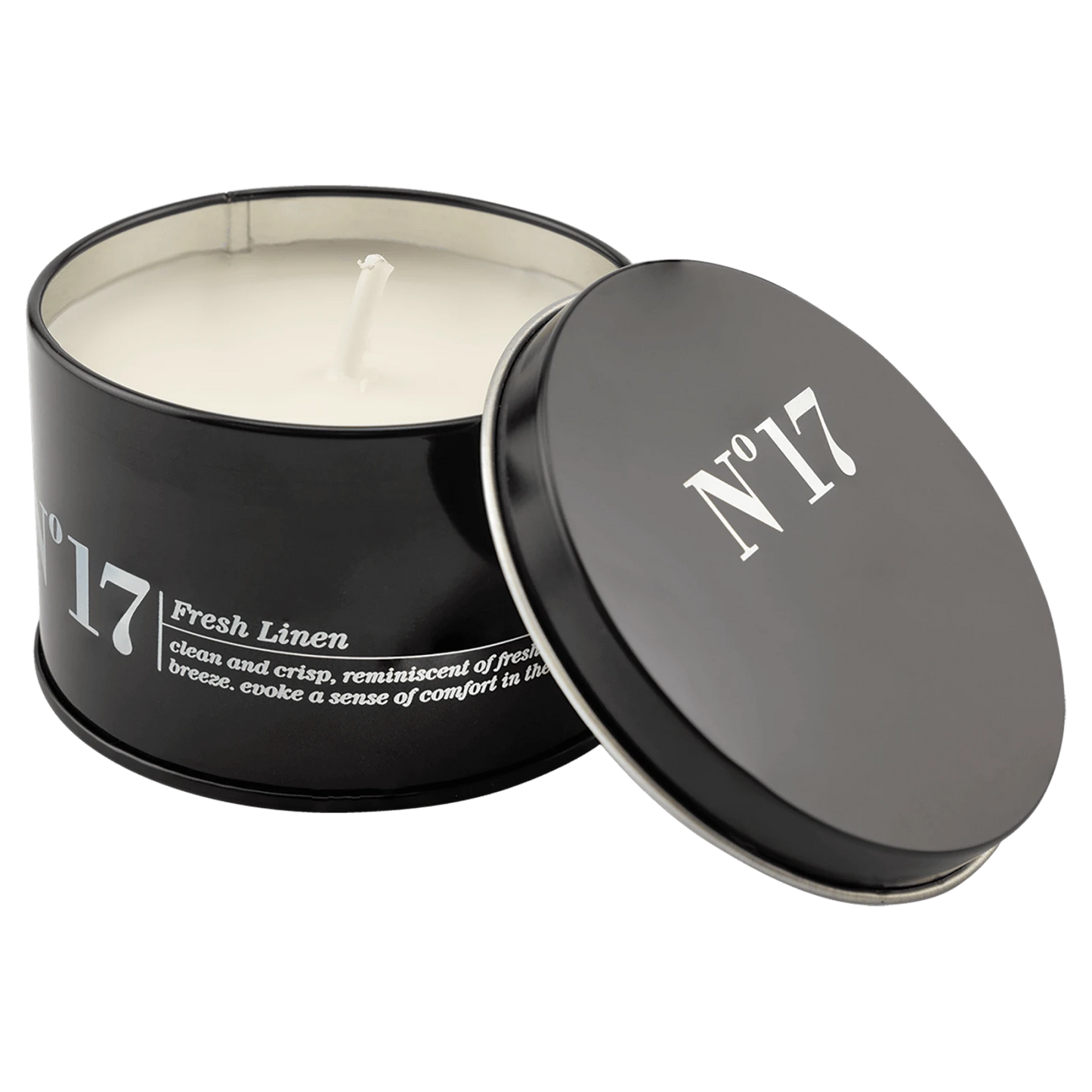 5.3 oz. Candle in a Black Metal Tin