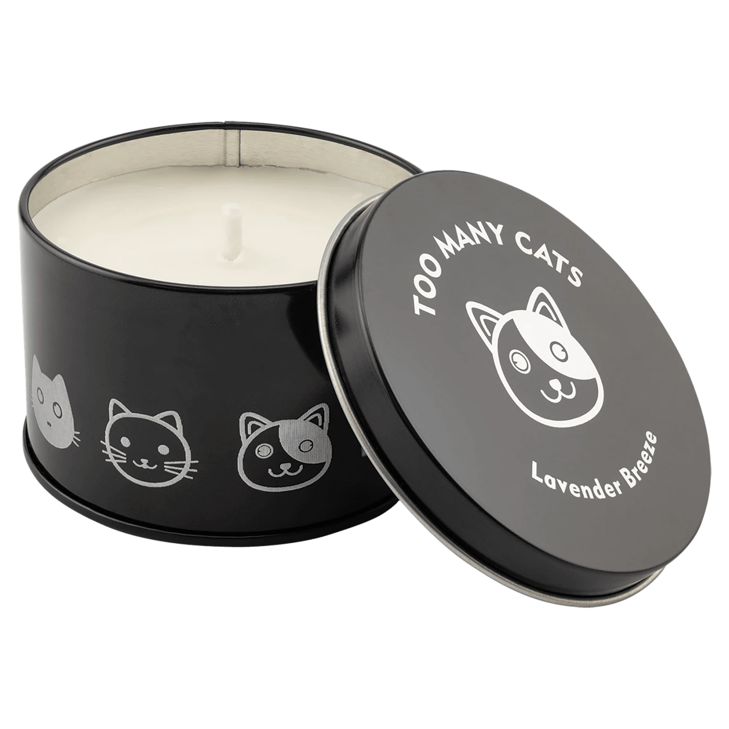 5.3 oz. Candle in a Black Metal Tin