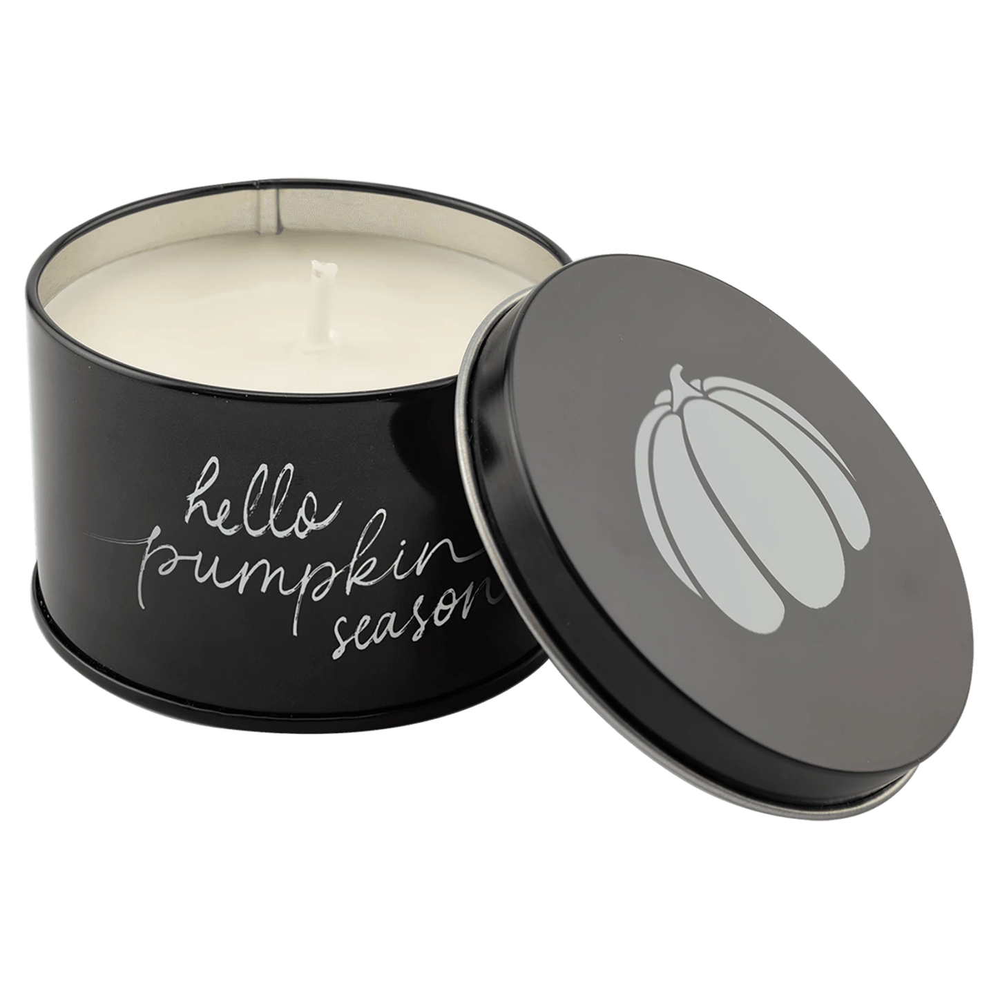 5.3 oz. Candle in a Black Metal Tin