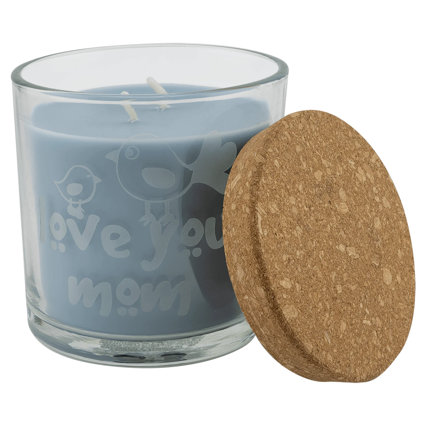 14 oz. Candle in a Glass Holder with Cork Lid
