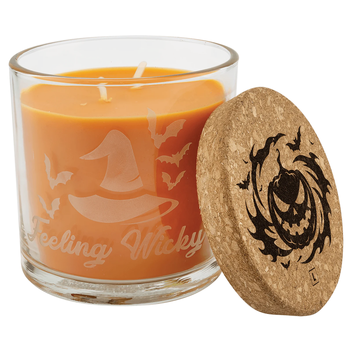14 oz. Candle in a Glass Holder with Cork Lid