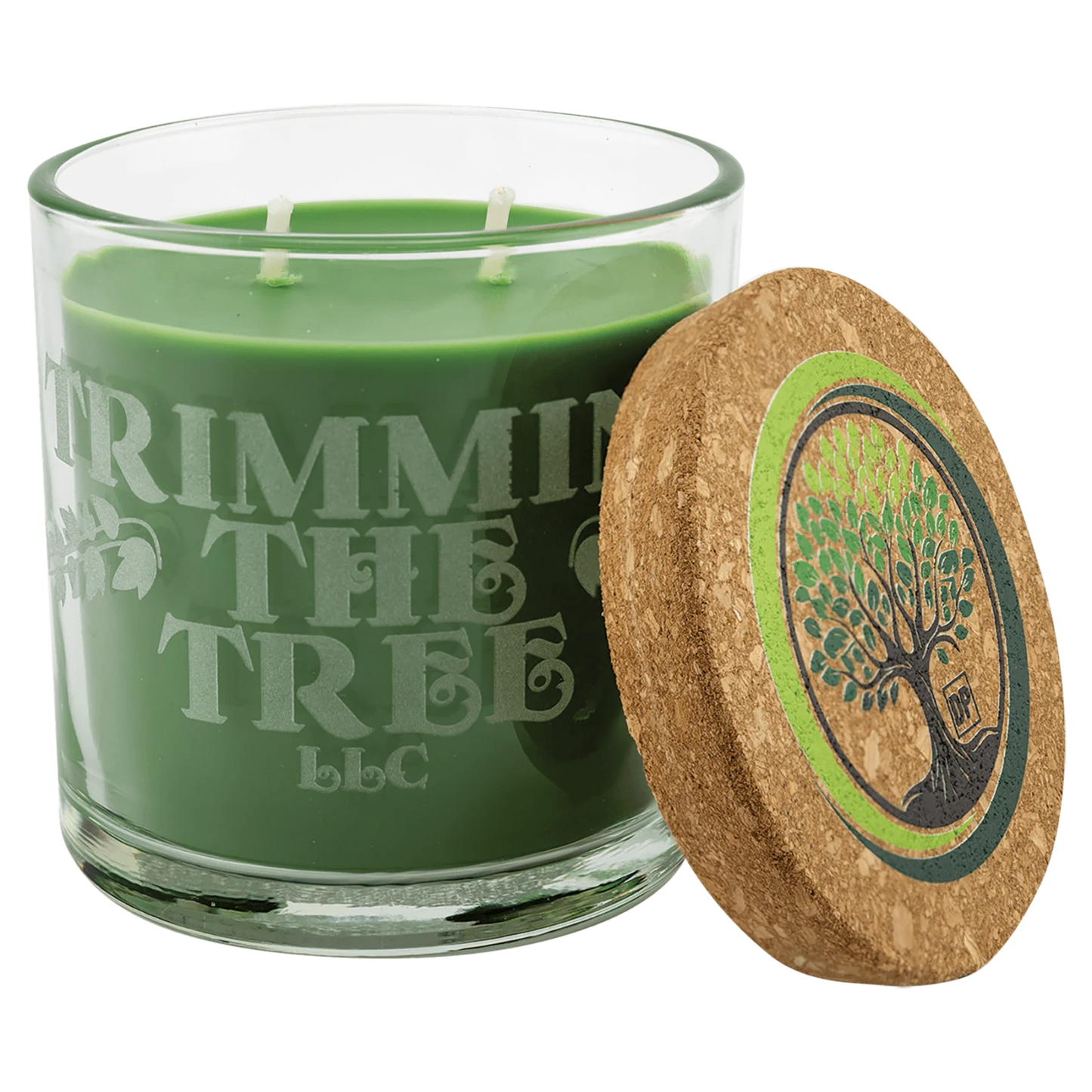 14 oz. Candle in a Glass Holder with Cork Lid