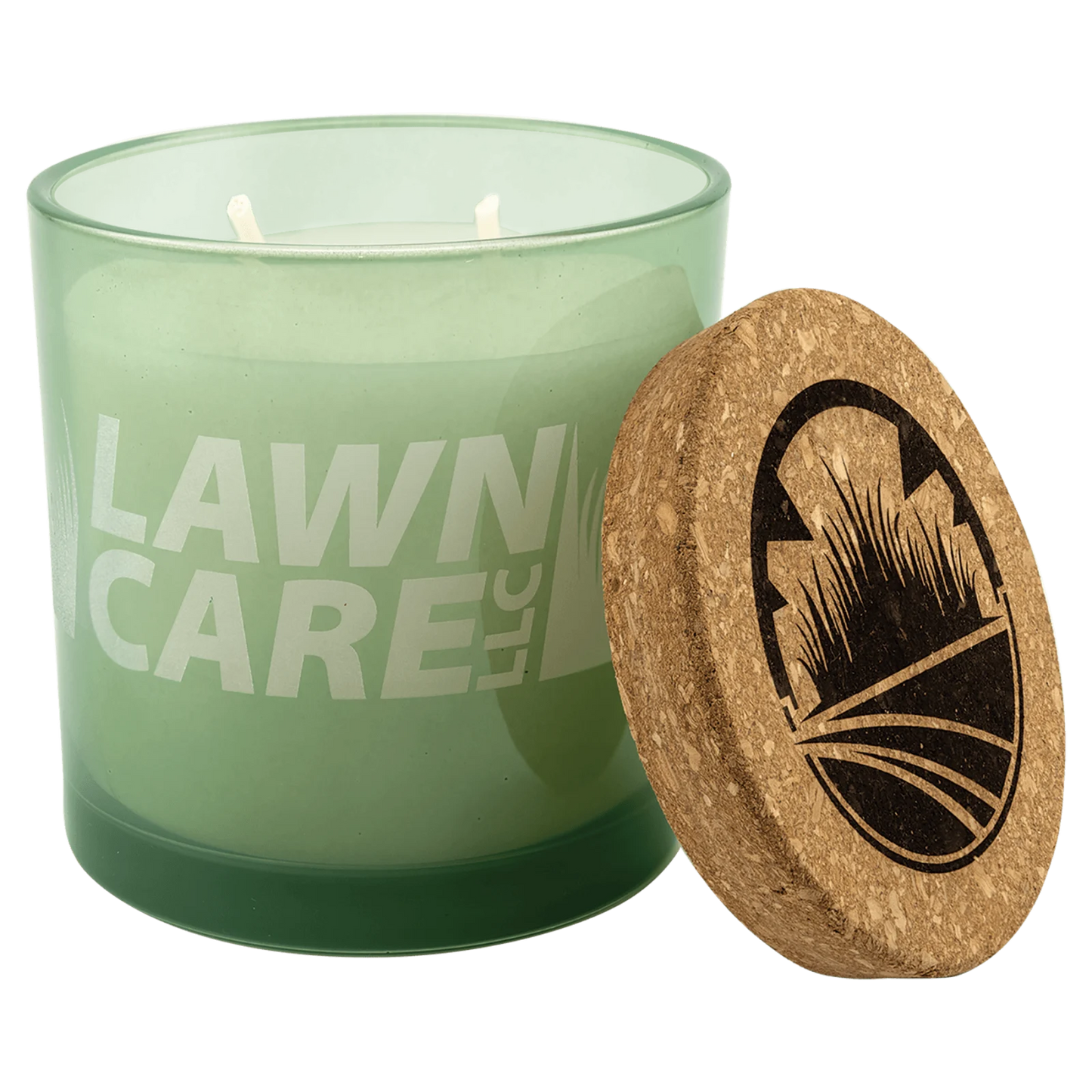 14 oz. Candle in a Glass Holder with Cork Lid