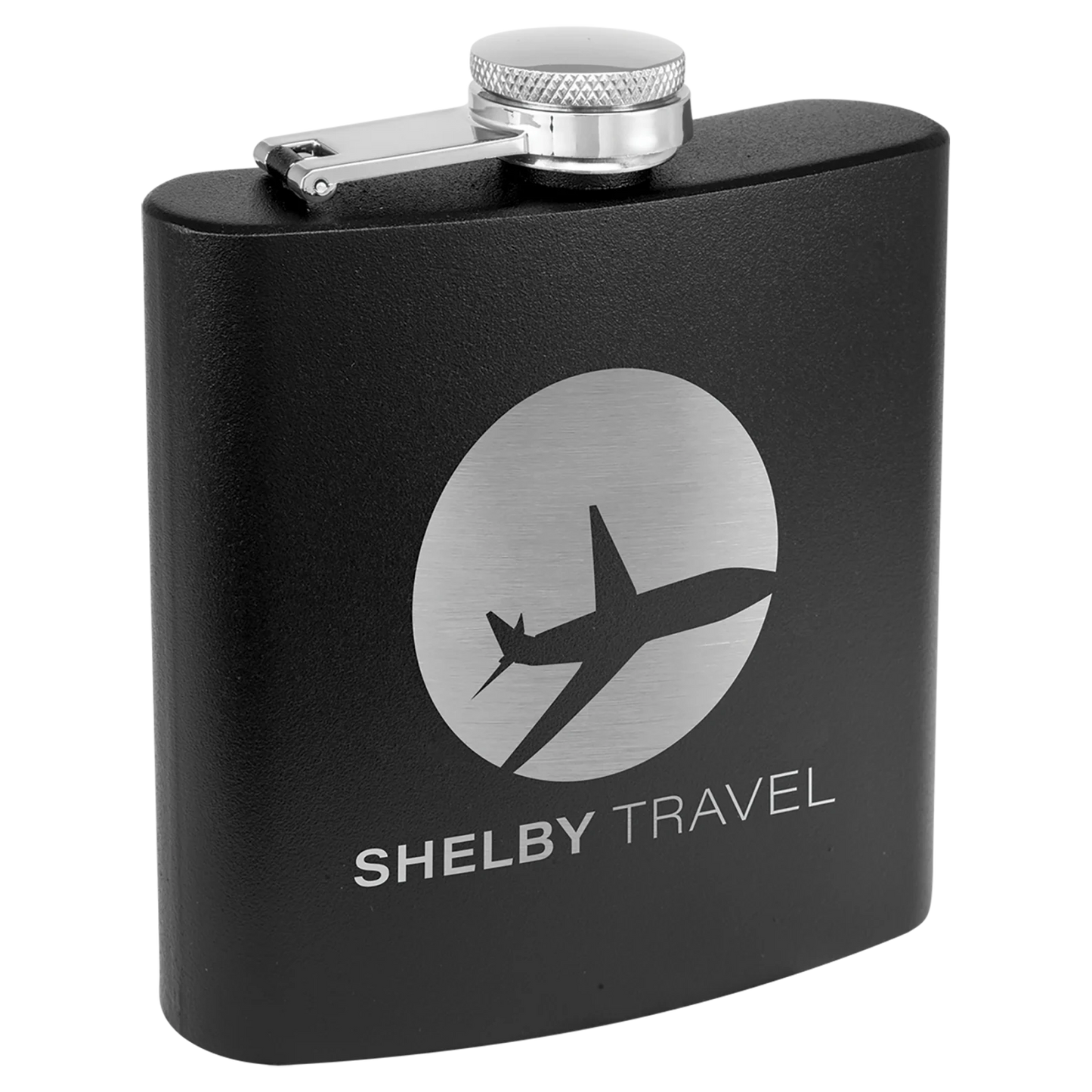 6 oz. Powder Coated Stainless Steel Flask
