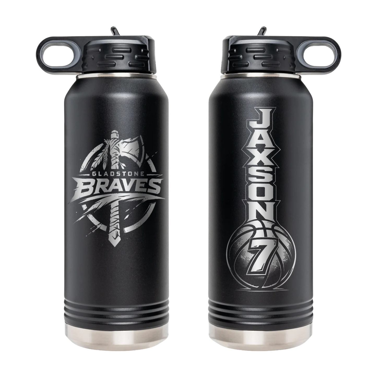 Gladstone Braves Insulated Water Bottle | 40oz Polar Camel
