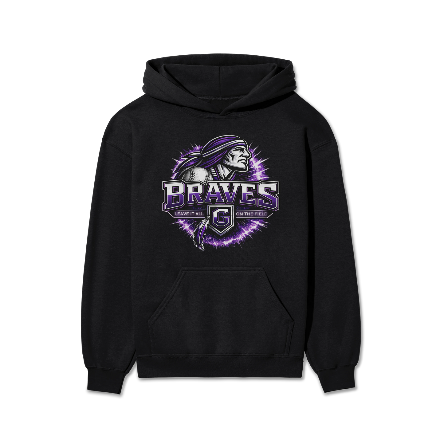 Gladstone Braves Electric Burst | Youth Hoodie