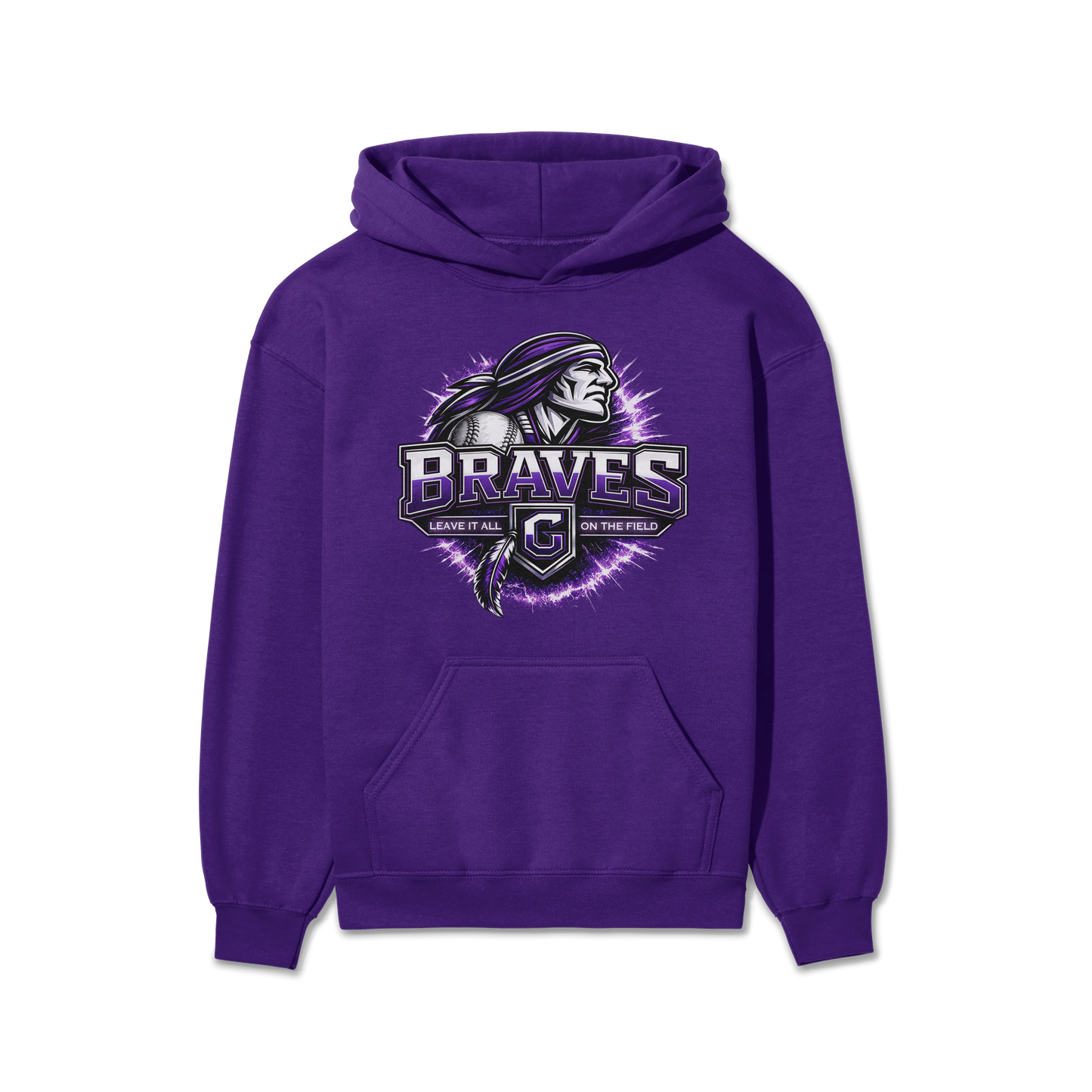Gladstone Braves Electric Burst | Youth Hoodie