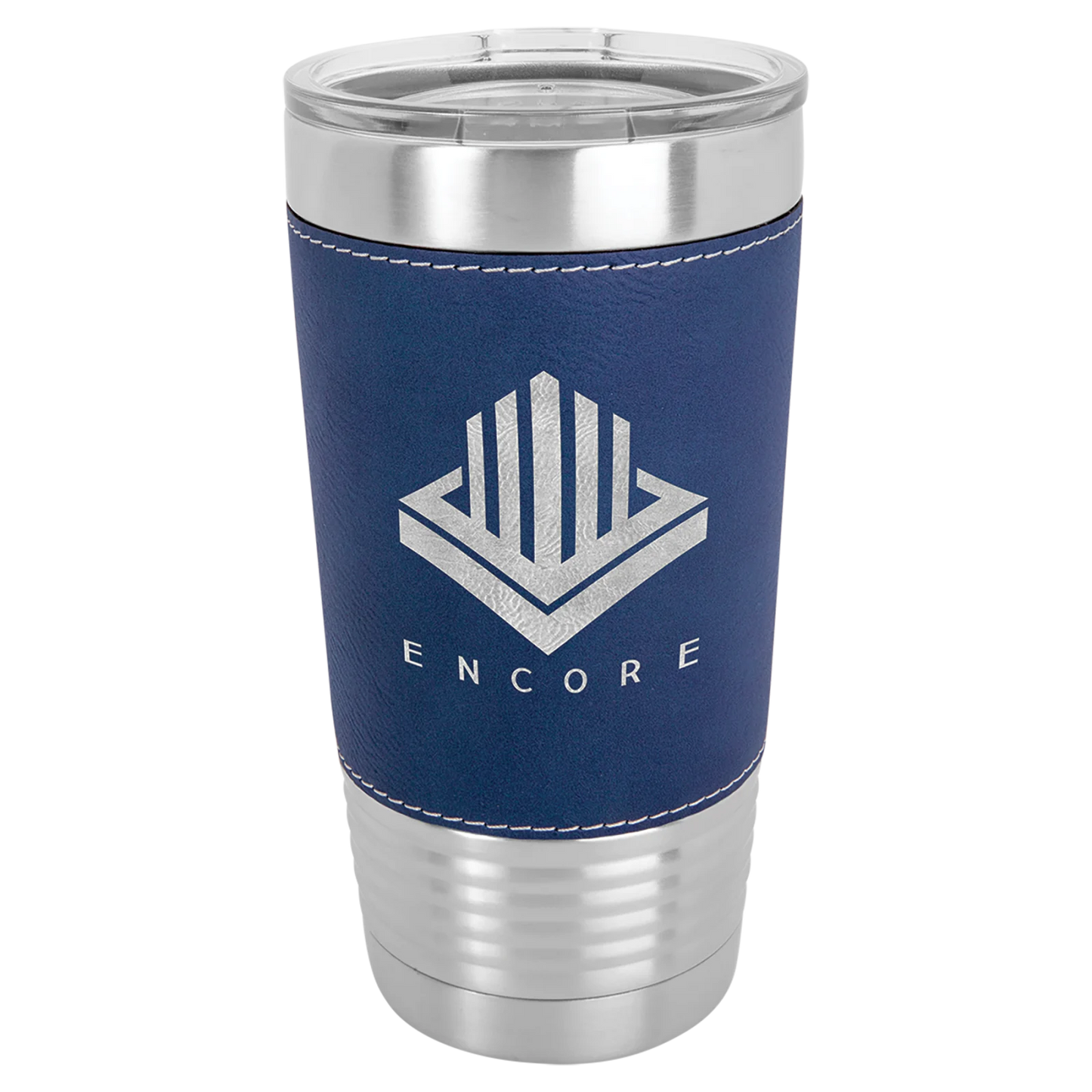 20 oz. Leatherette Grip Tumbler with Standard Lid (Polar Camel)
