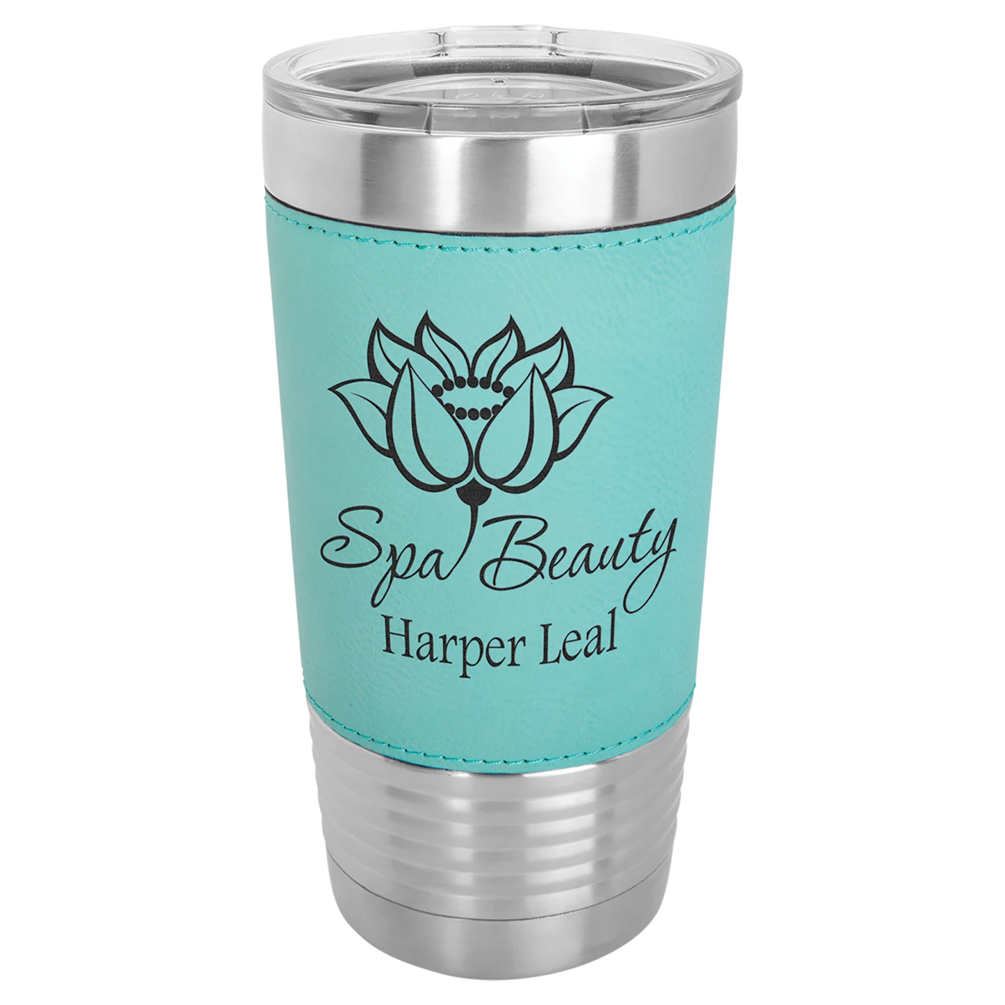 20 oz. Leatherette Grip Tumbler with Standard Lid (Polar Camel)
