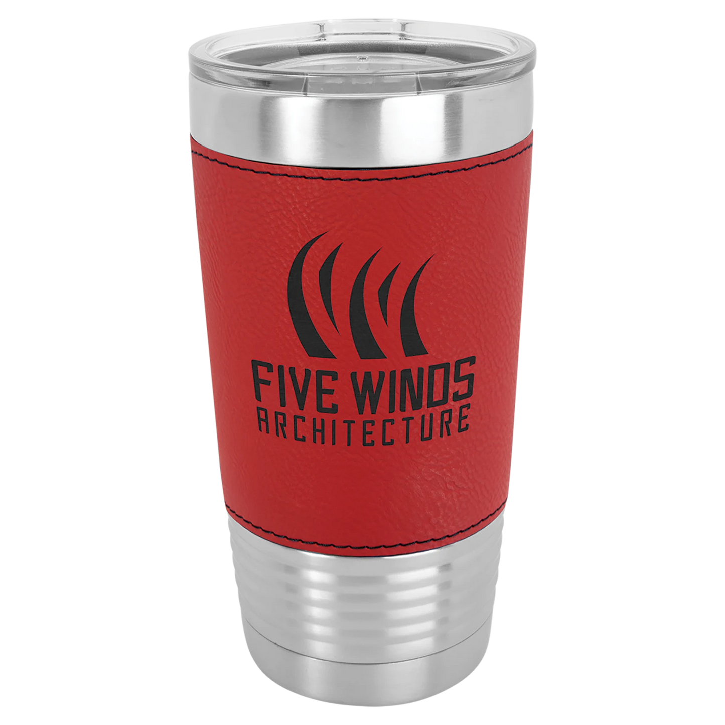 20 oz. Leatherette Grip Tumbler with Standard Lid (Polar Camel)