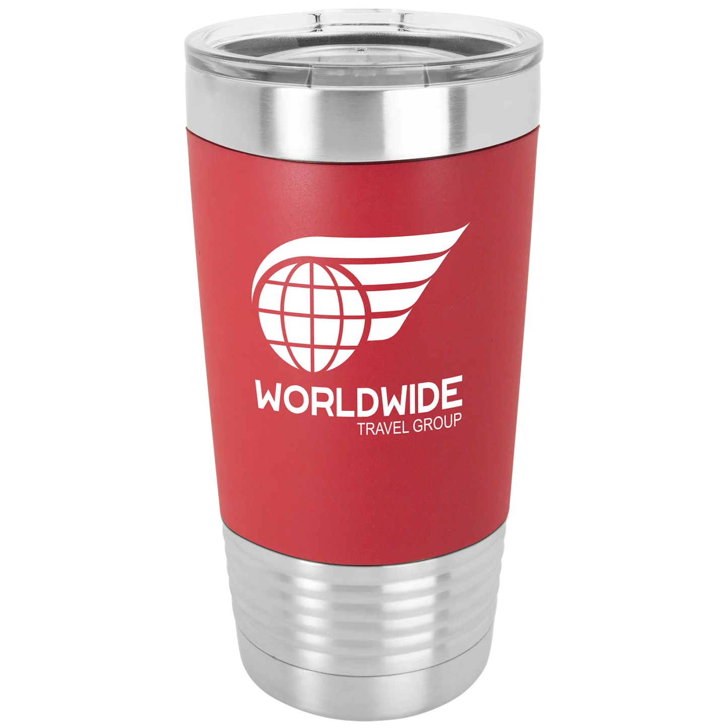 20 oz. Silicone Grip Tumbler with Standard Lid (Polar Camel)