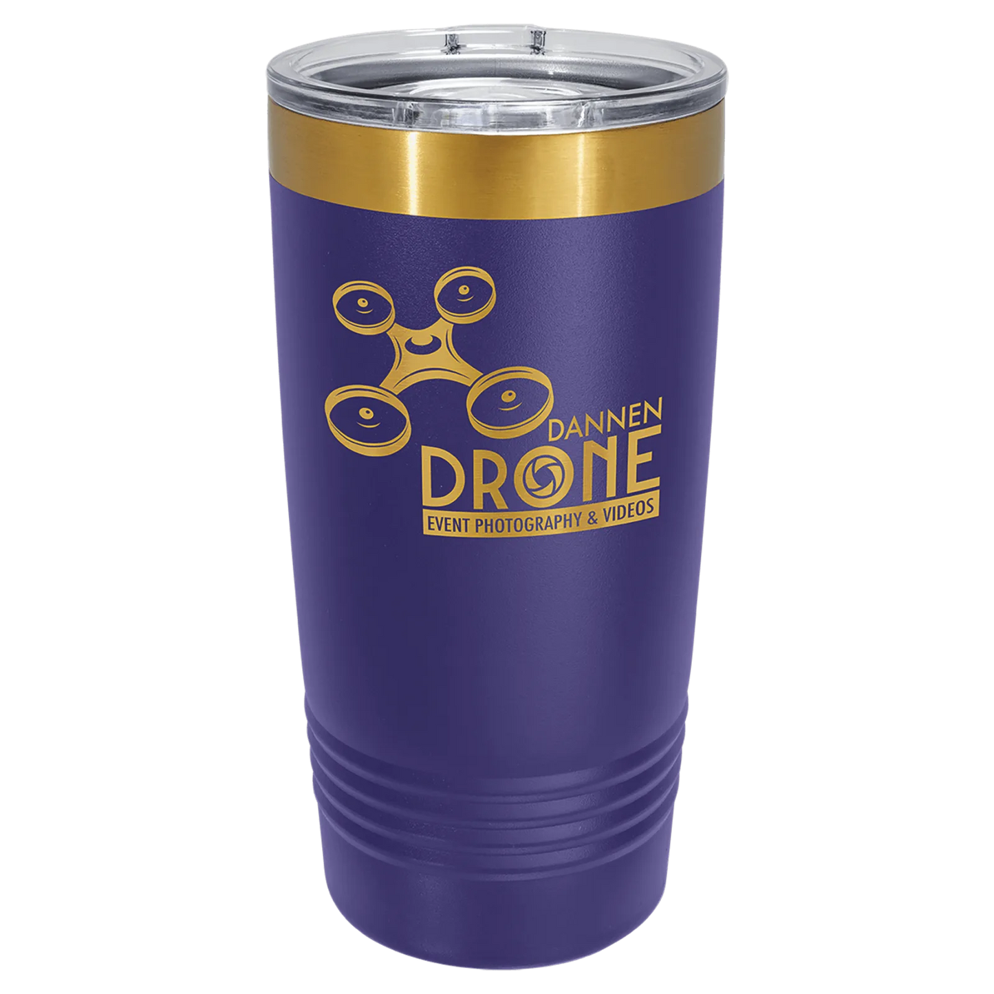 Ringneck Tumbler with Slider Lid (20 oz., Bright Gold Ion-Plated, Polar Camel)
