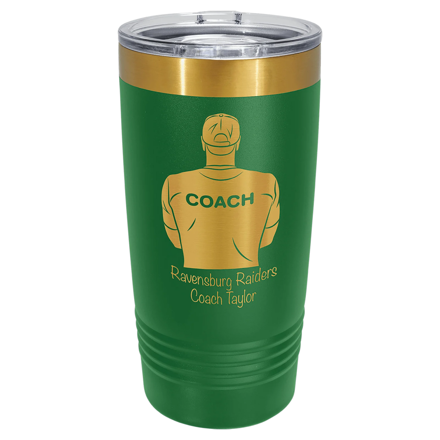 Ringneck Tumbler with Slider Lid (20 oz., Bright Gold Ion-Plated, Polar Camel)