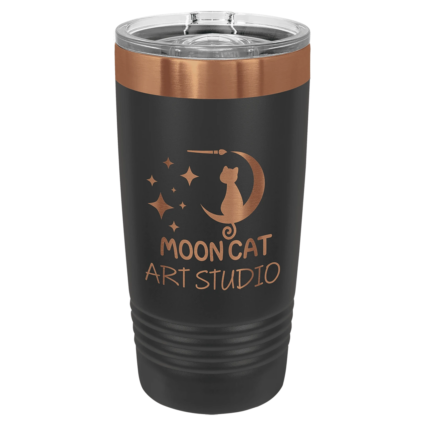 20 oz. Rose Gold Ion-Plated Ringneck Tumbler (Polar Camel)