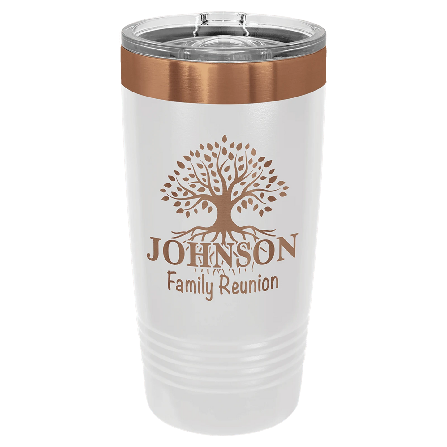 20 oz. Rose Gold Ion-Plated Ringneck Tumbler (Polar Camel)