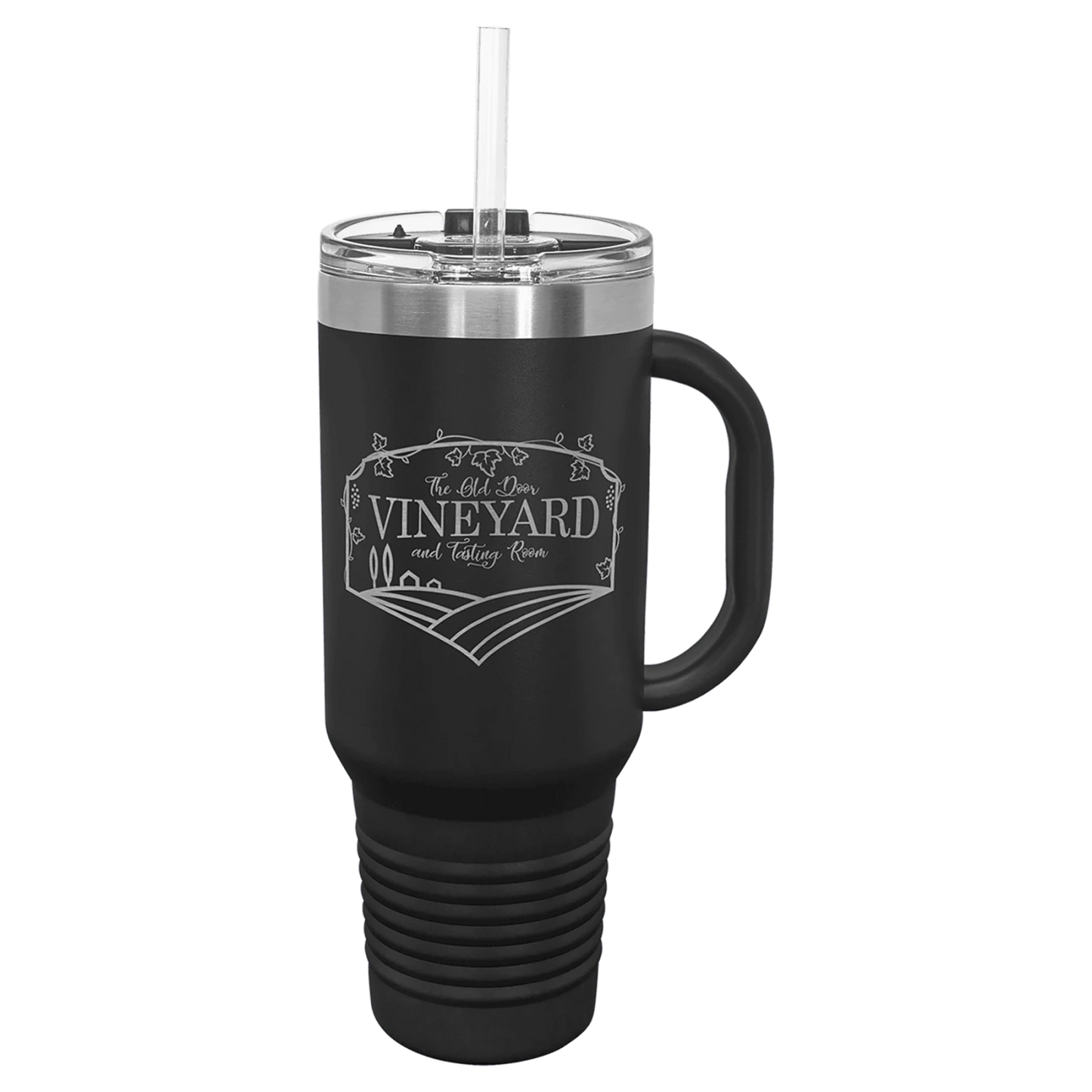 40 oz. Travel Mug with Handle and Straw (Polar Camel)