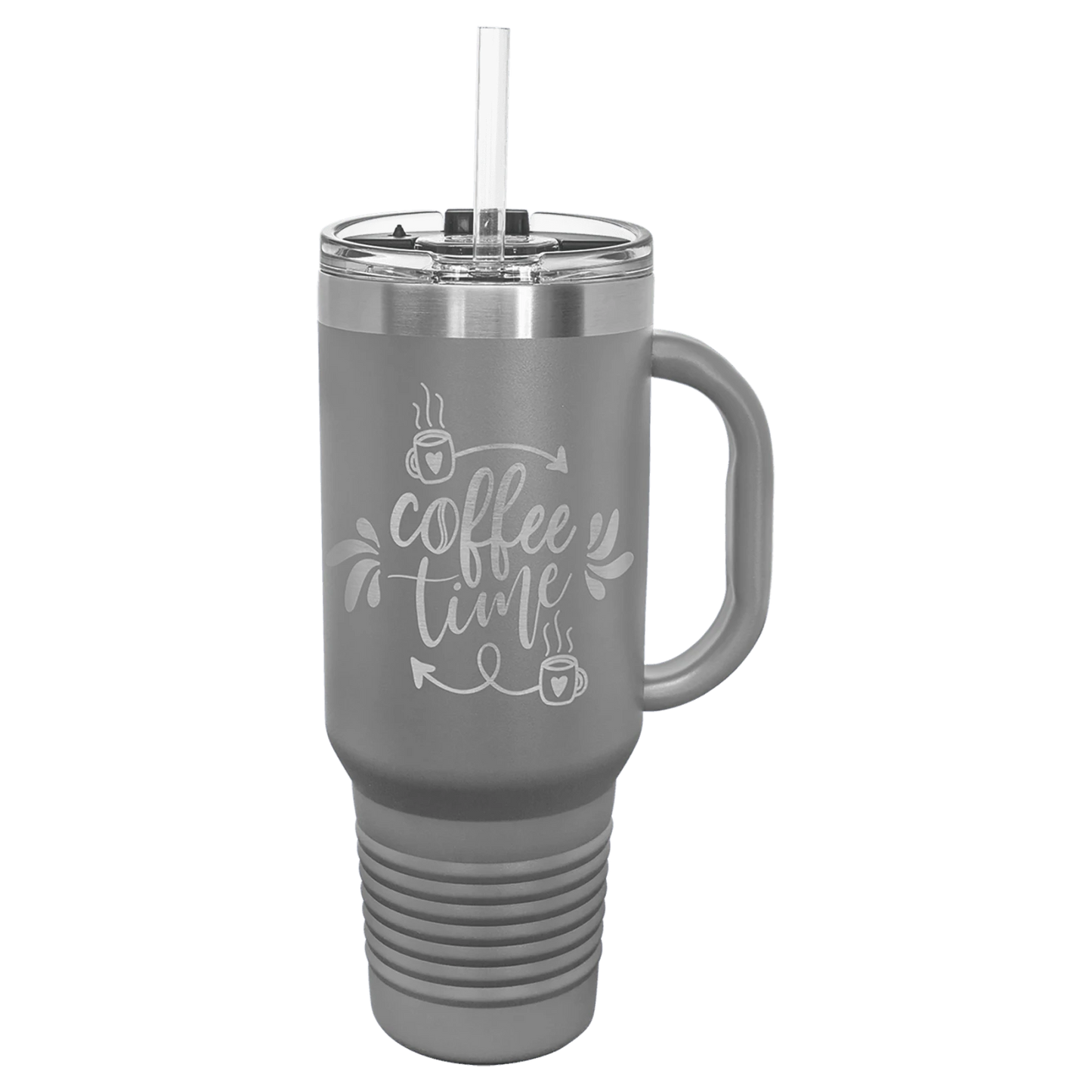 40 oz. Travel Mug with Handle and Straw (Polar Camel)