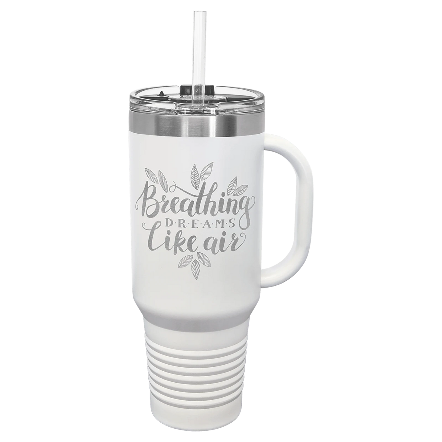 40 oz. Travel Mug with Handle and Straw (Polar Camel)