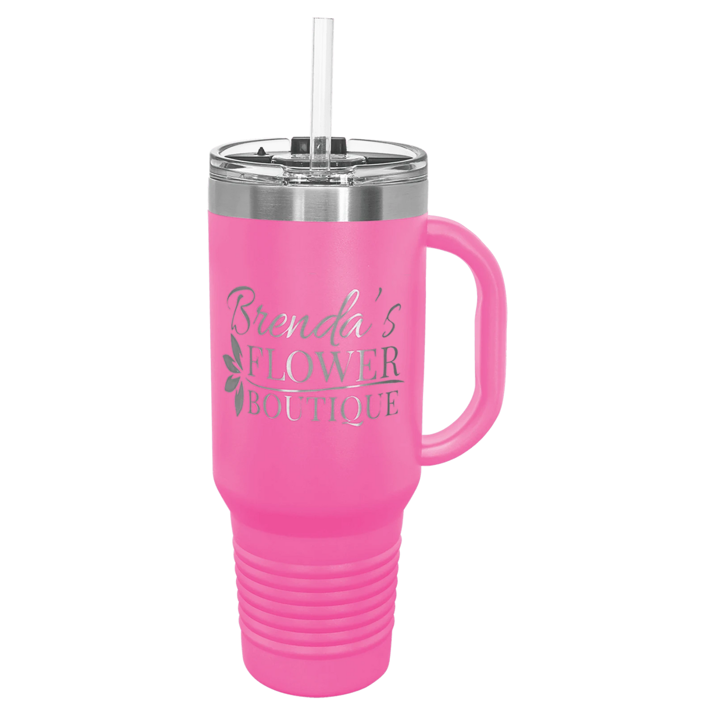40 oz. Travel Mug with Handle and Straw (Polar Camel)