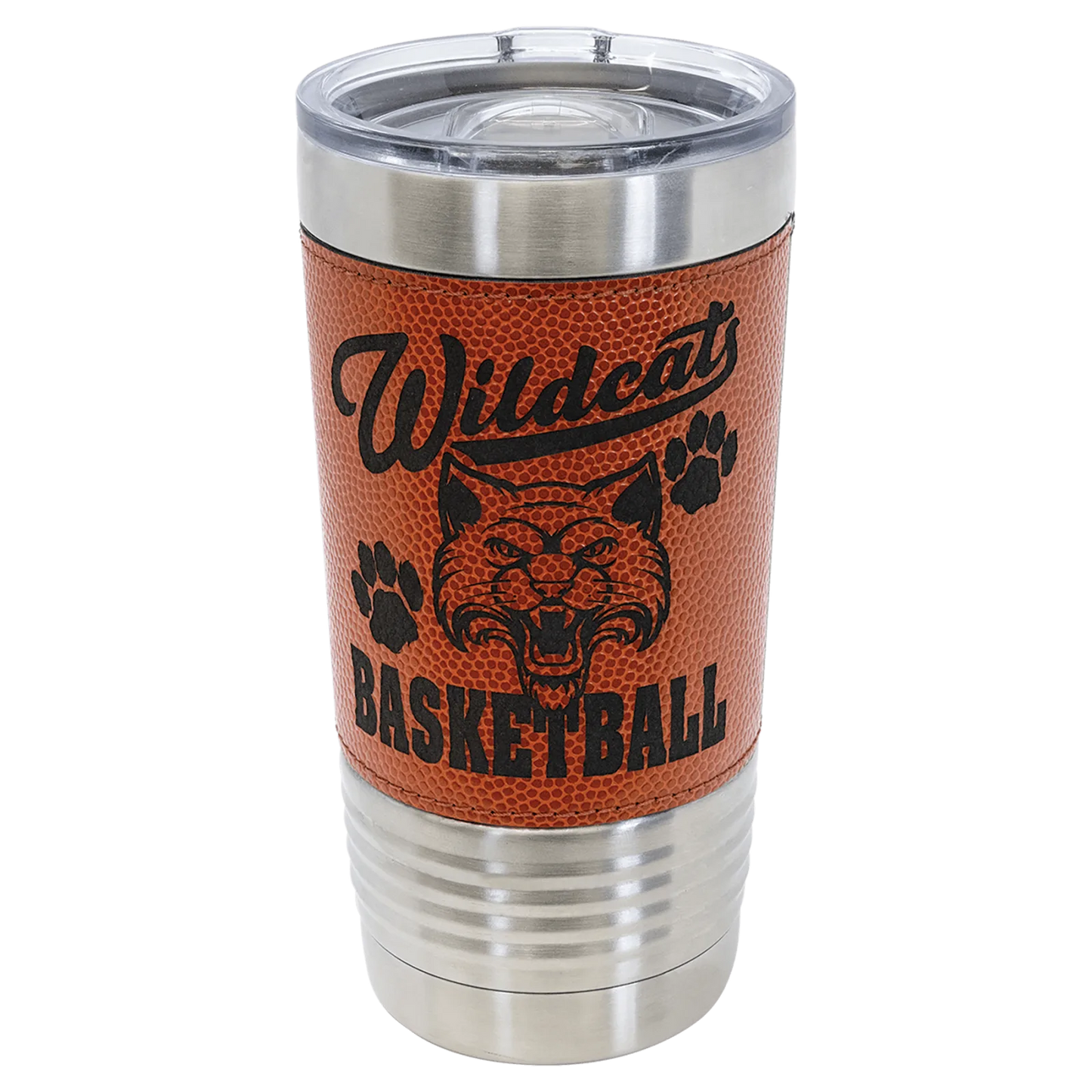 20 oz. Basketball Tumbler with Slider Lid (Polar Camel)