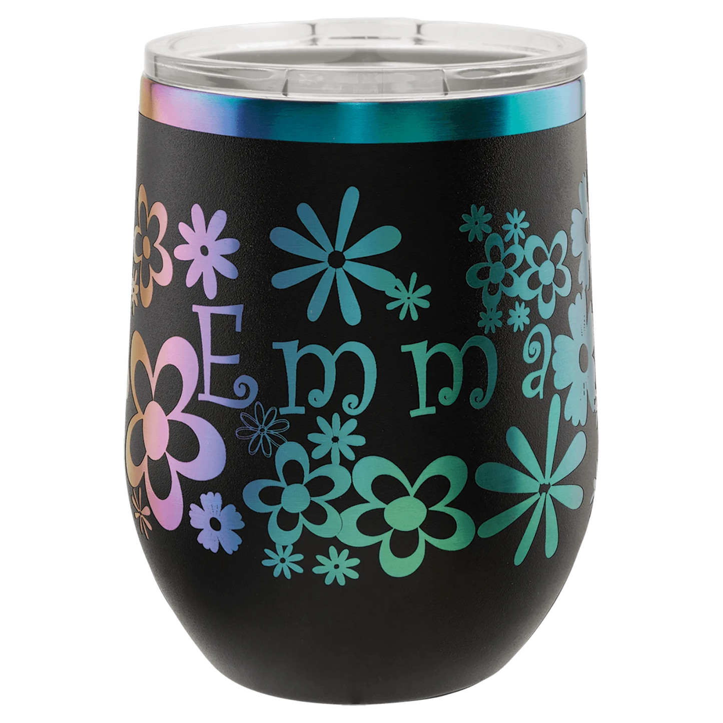 Stemless Wine Tumbler with Standard Lid (12 oz., Prism Ion-Plated, Polar Camel)