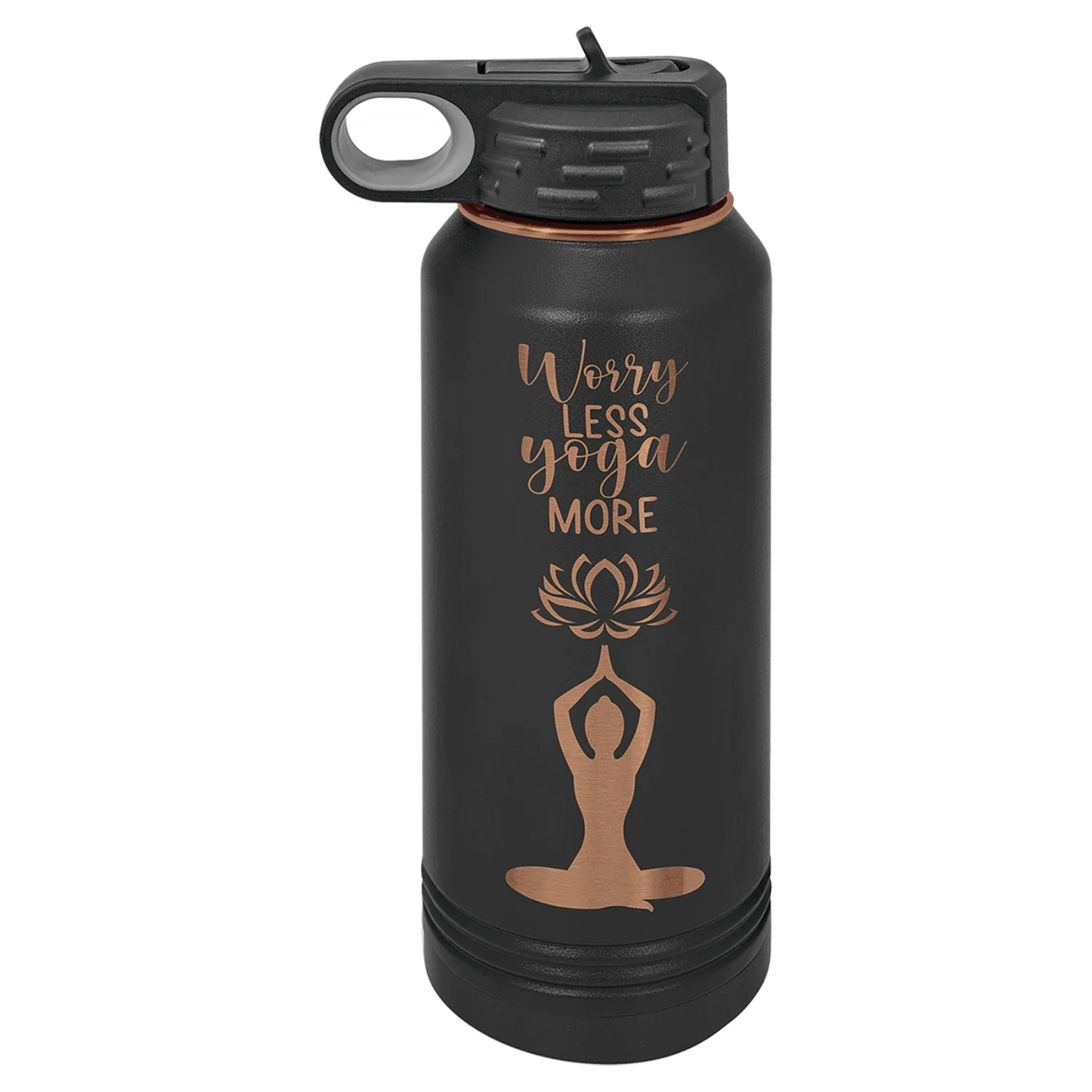 32 oz. Rose Gold Ion-Plated Water Bottle (Polar Camel)
