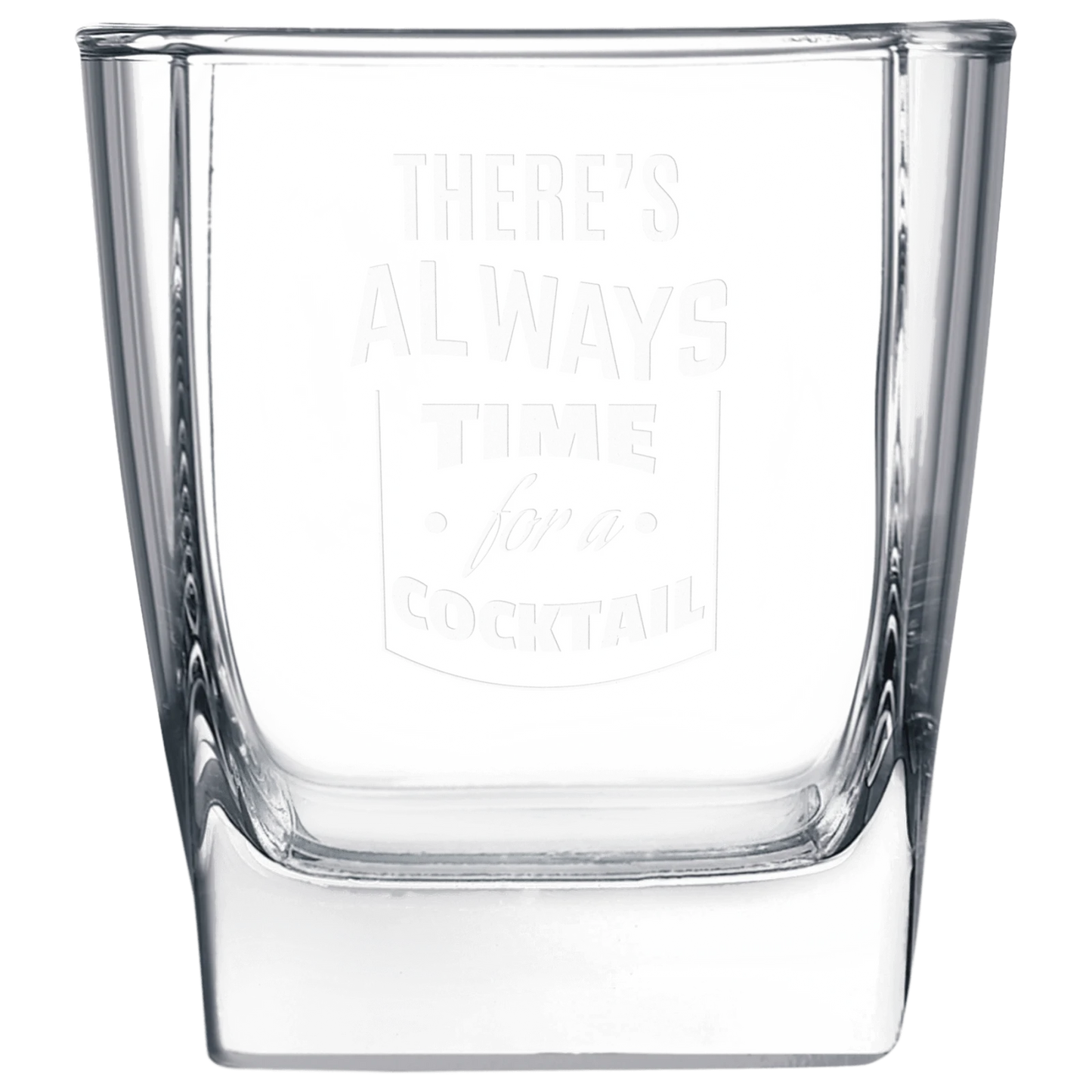 10 1/2 oz. Square On The Rocks Glass (Polar Camel)