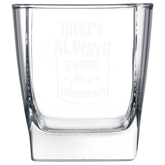 10 1/2 oz. Square On The Rocks Glass (Polar Camel)