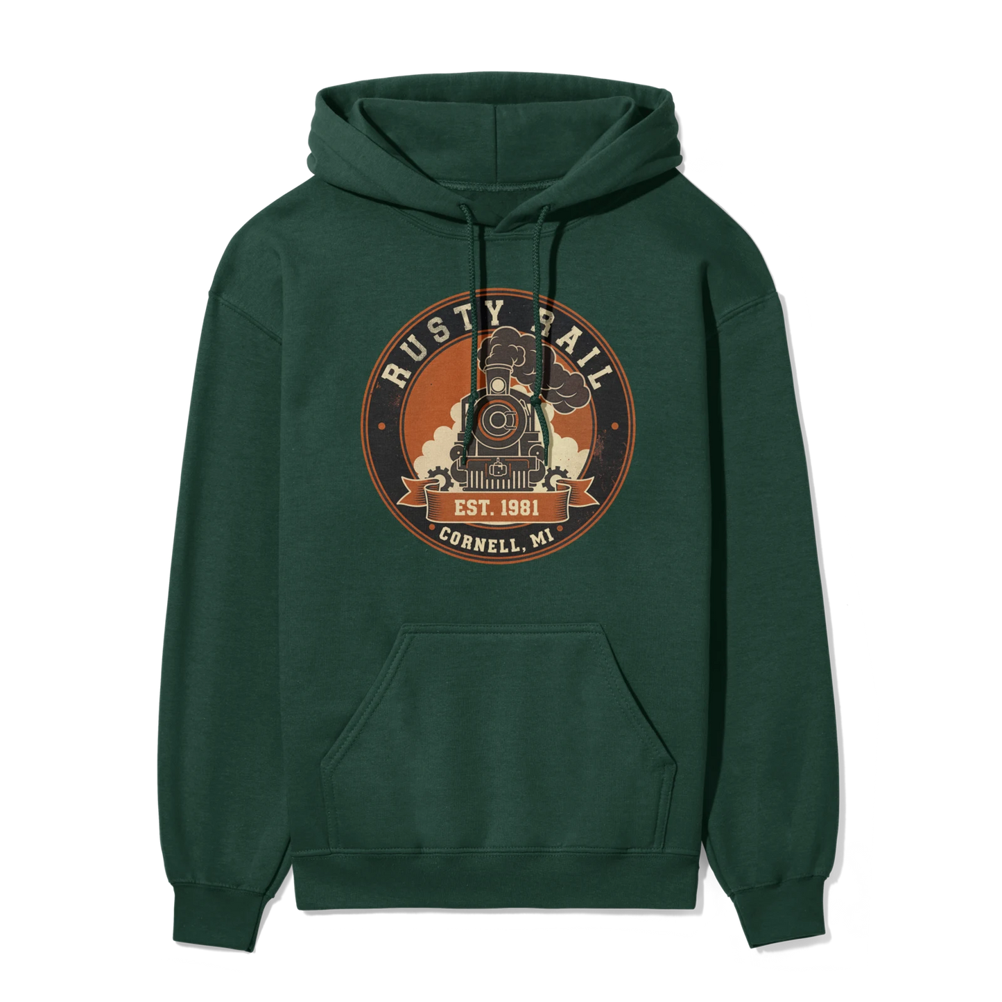 Rusty Rail Full Steam | Adult Hoodie