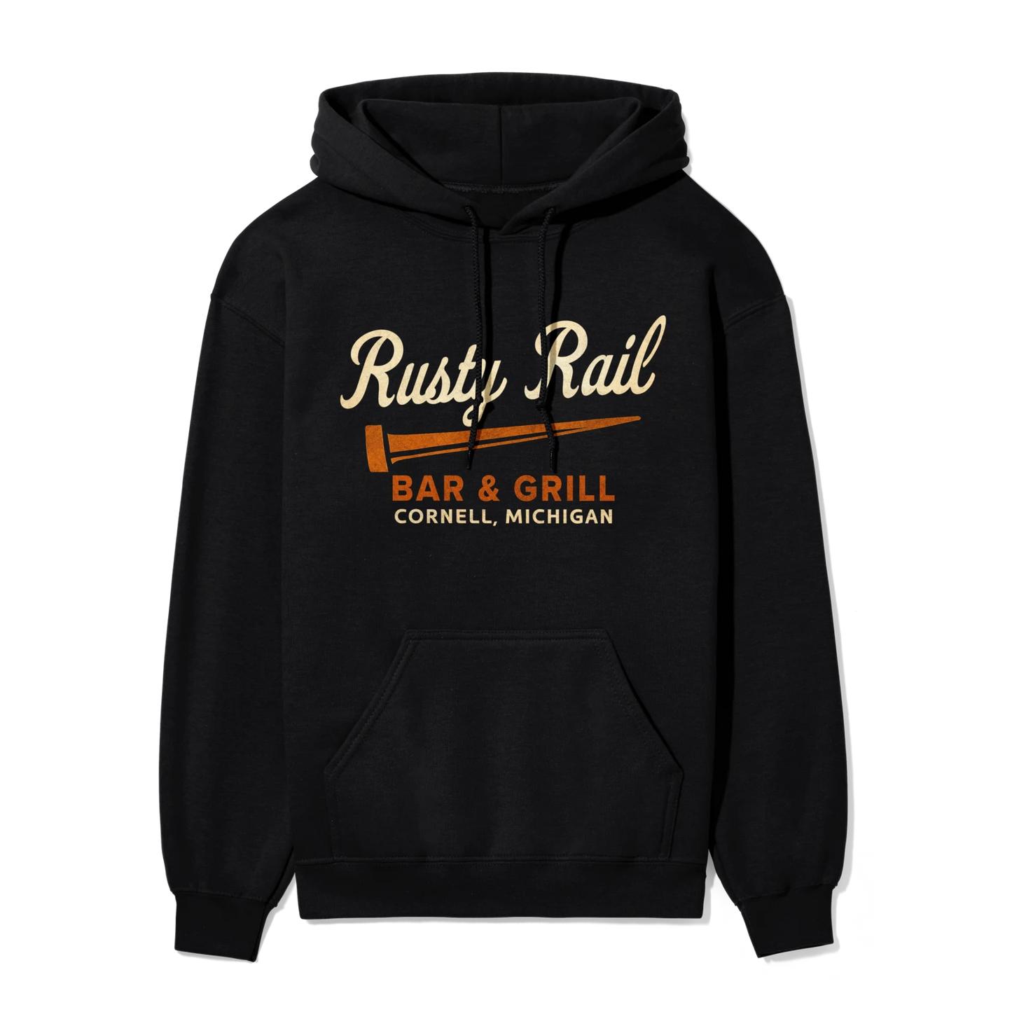 Rusty Rail Hard Iron | Adult Hoodie