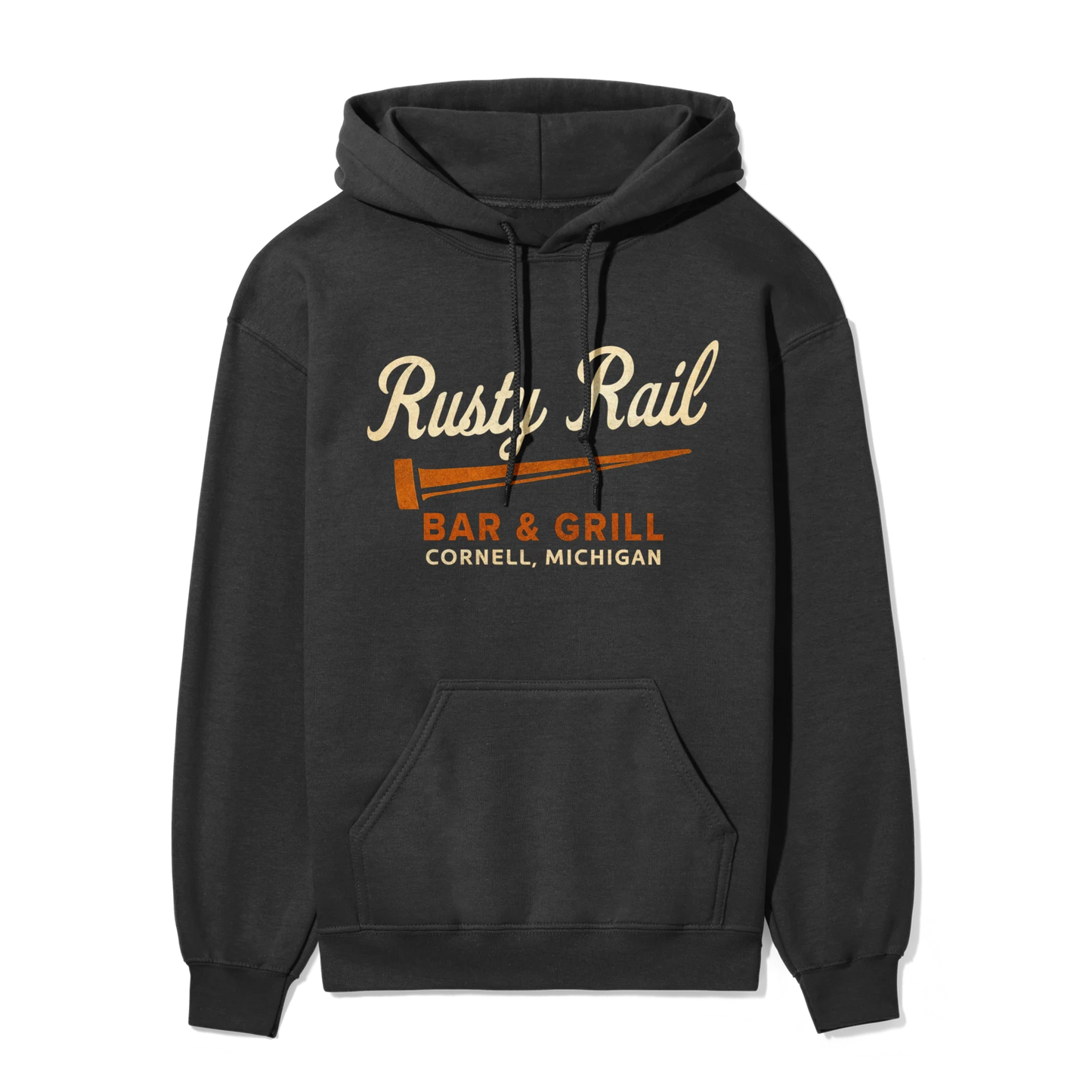 Rusty Rail Hard Iron | Adult Hoodie