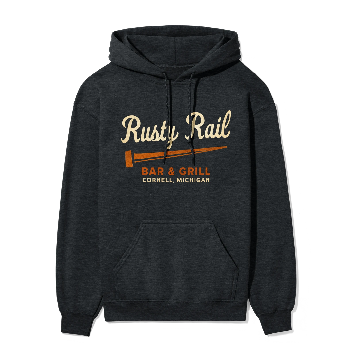 Rusty Rail Hard Iron | Adult Hoodie