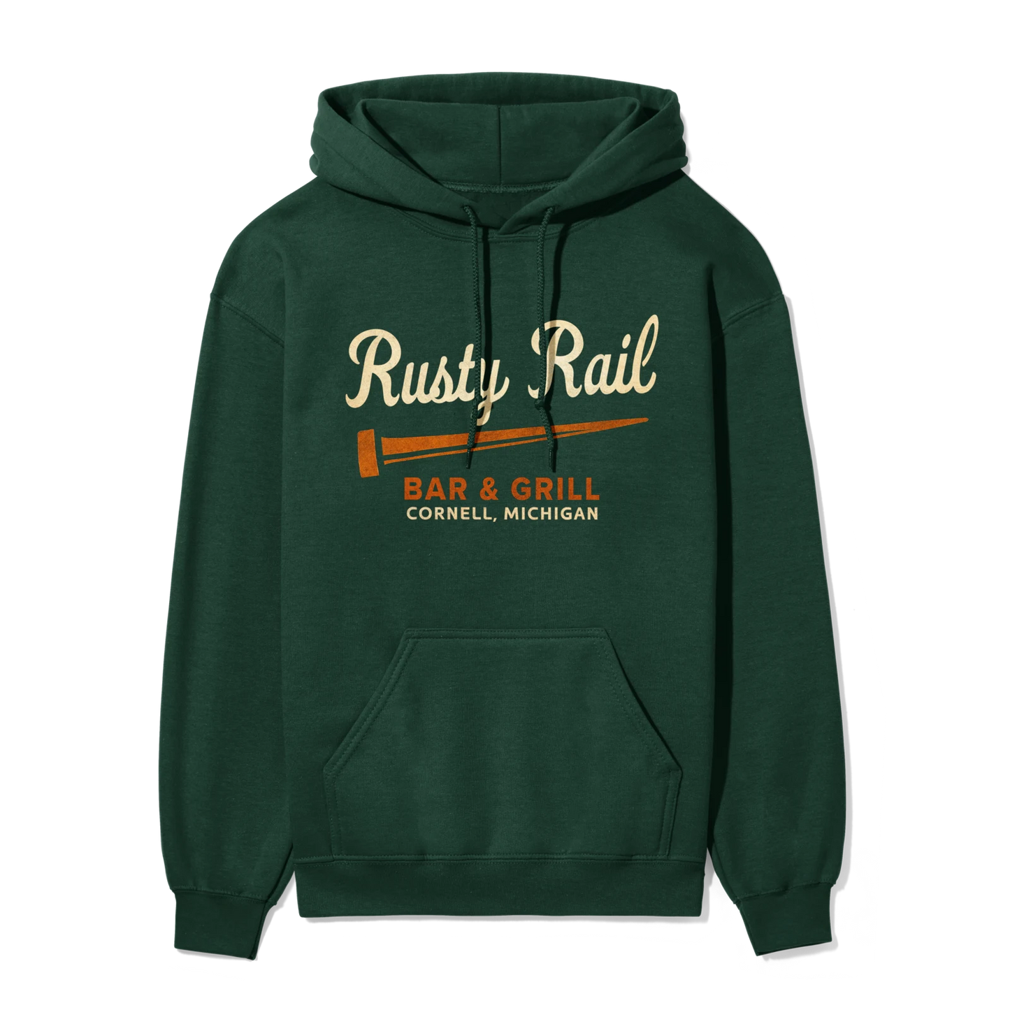 Rusty Rail Hard Iron | Adult Hoodie