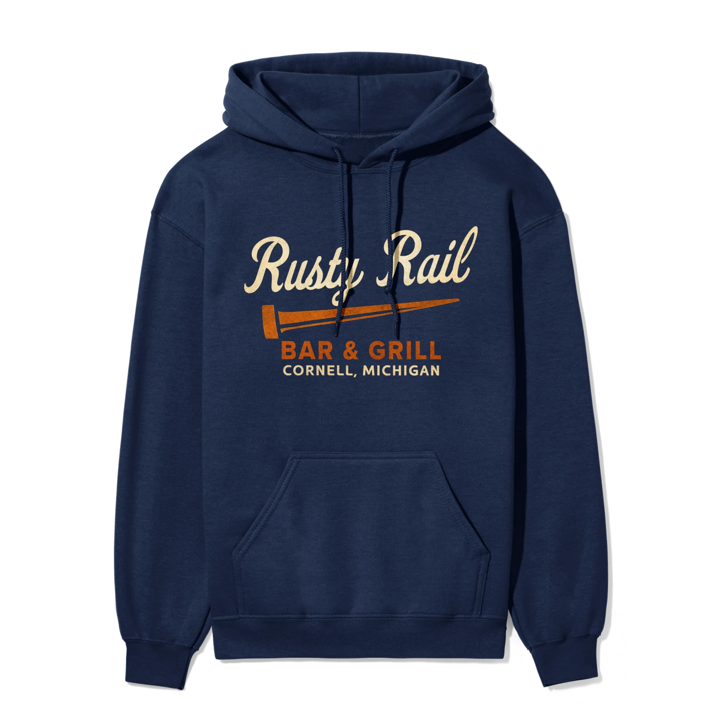 Rusty Rail Hard Iron | Adult Hoodie