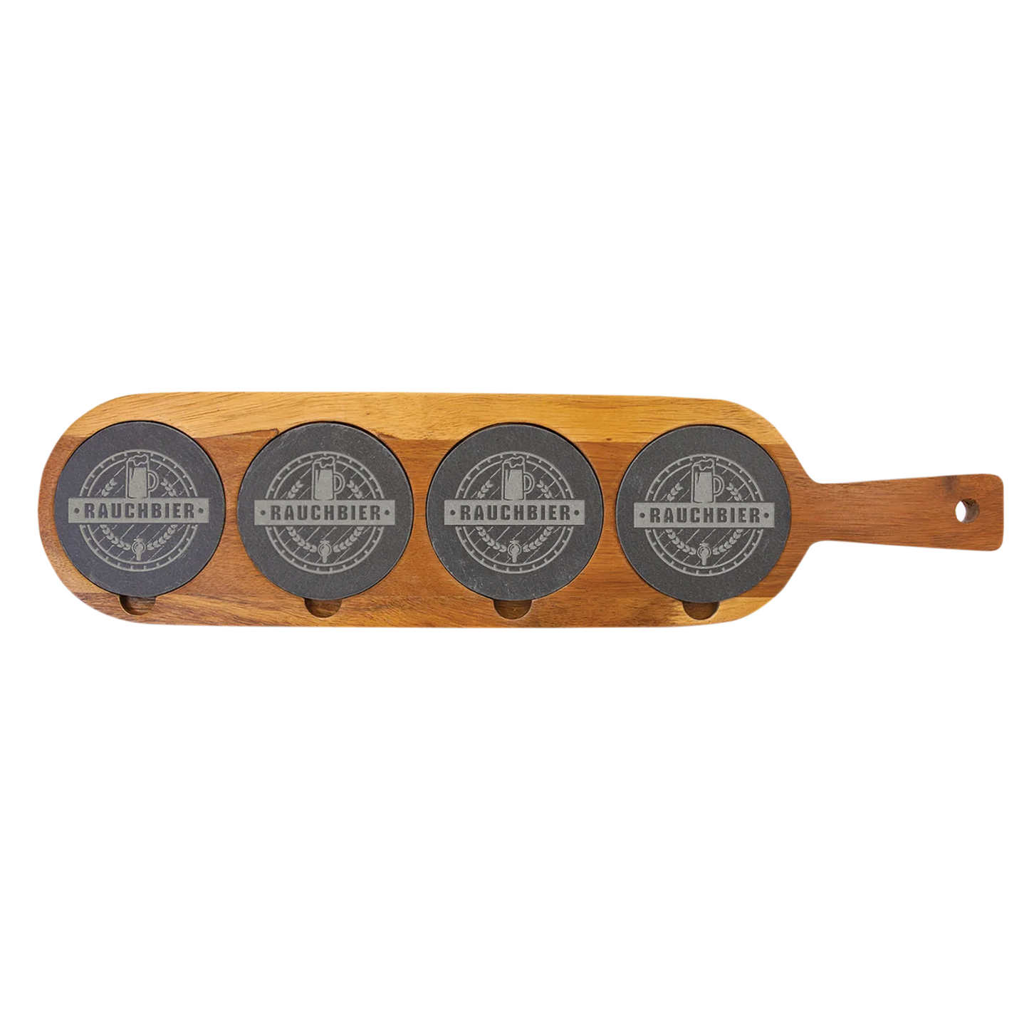 Acacia Wood and Slate Serving Board