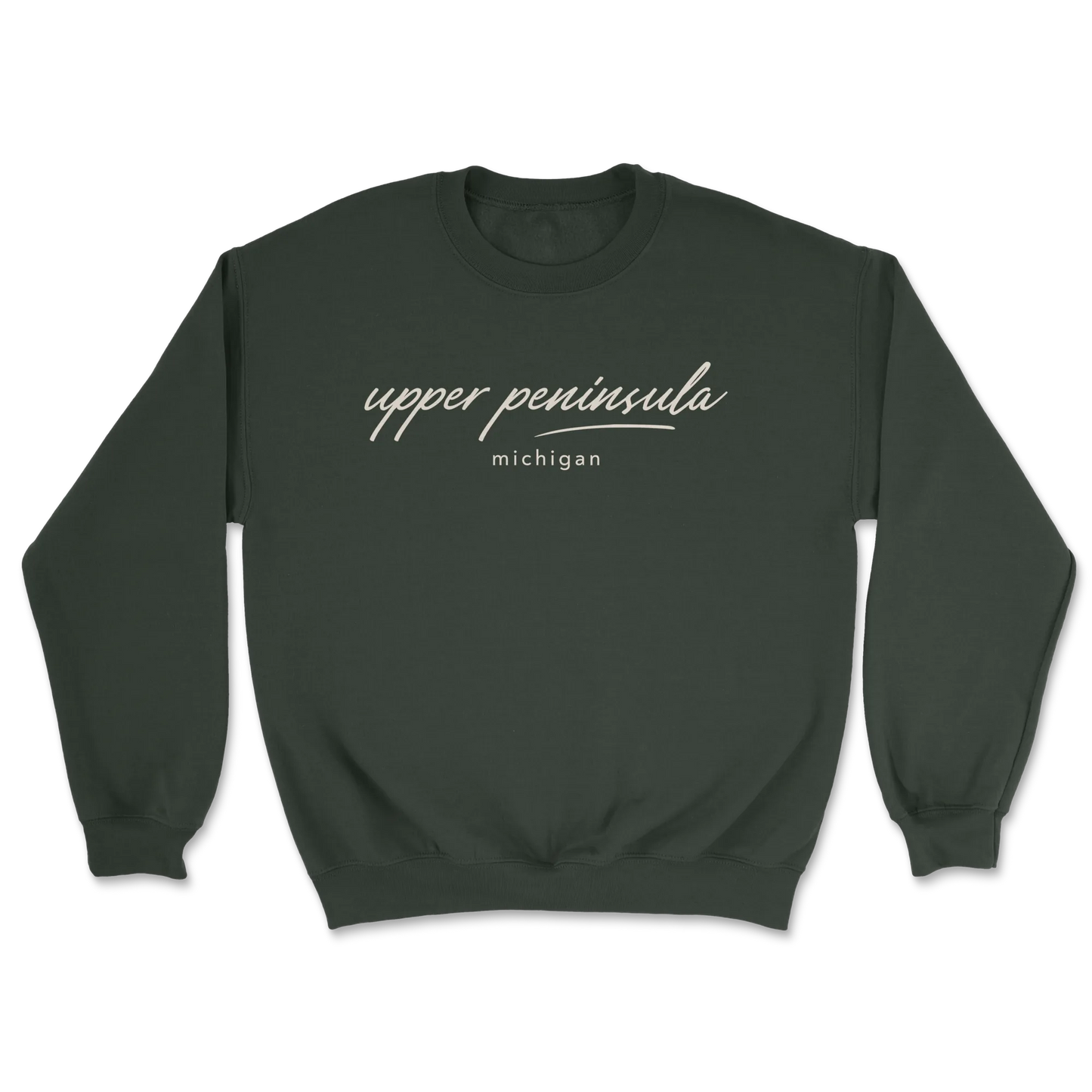 Upper Peninsula Michigan Script | Adult Crewneck